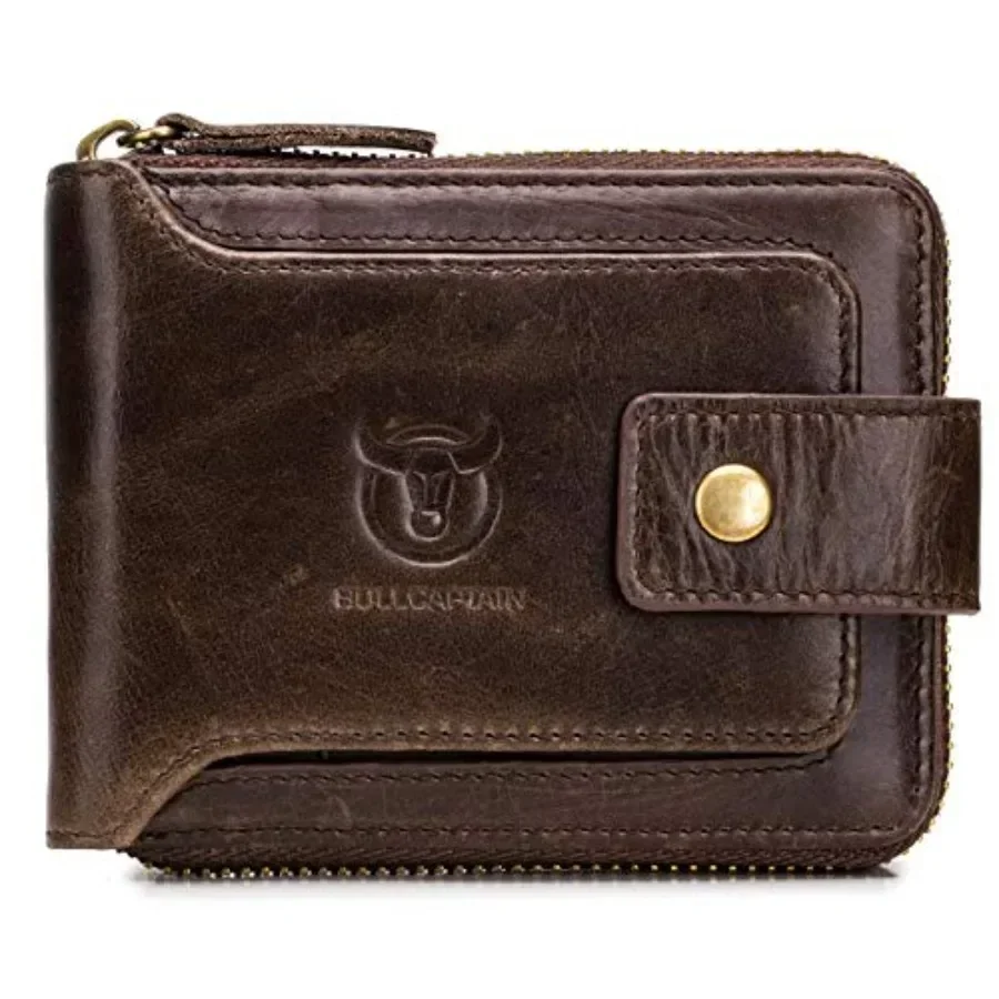 Genuine Leather Wallet for Men Large Capacity ID Window Card Case with Zip Coin Pocket QB-231
Genuine Leather Wallet for Men Large Capacity ID Window Card Case with Zip Coin Pocket QB-231