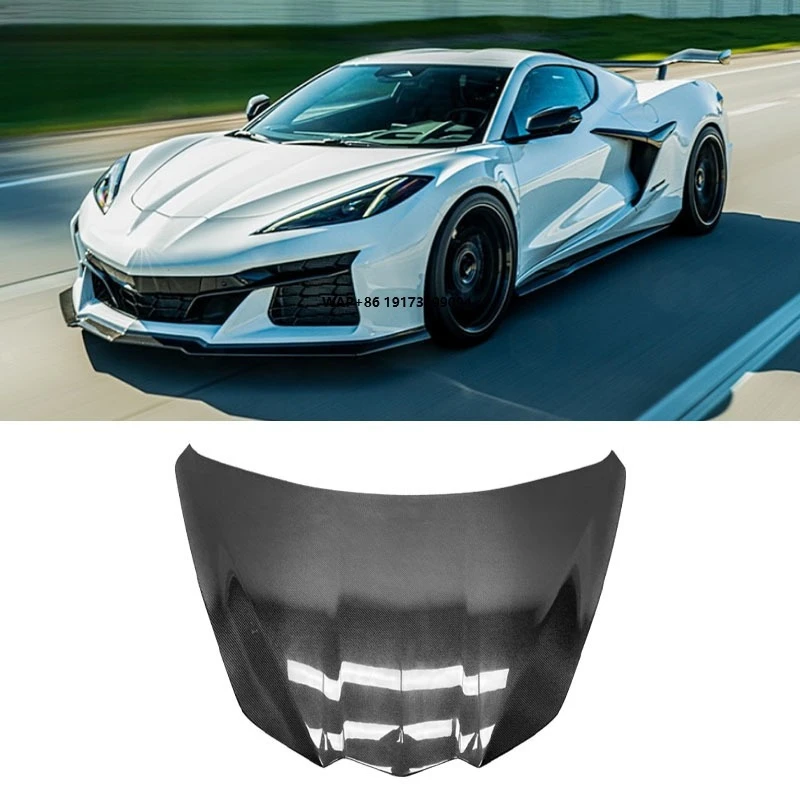 2019-2024 Corvette C8 Z07 Parts Carbon Fiber Front Hood with Engine Valve Cover Includes New Screws
2019-2024 Corvette C8 Z07 Parts Carbon Fiber Front Hood with Engine Valve Cover Includes New Screws