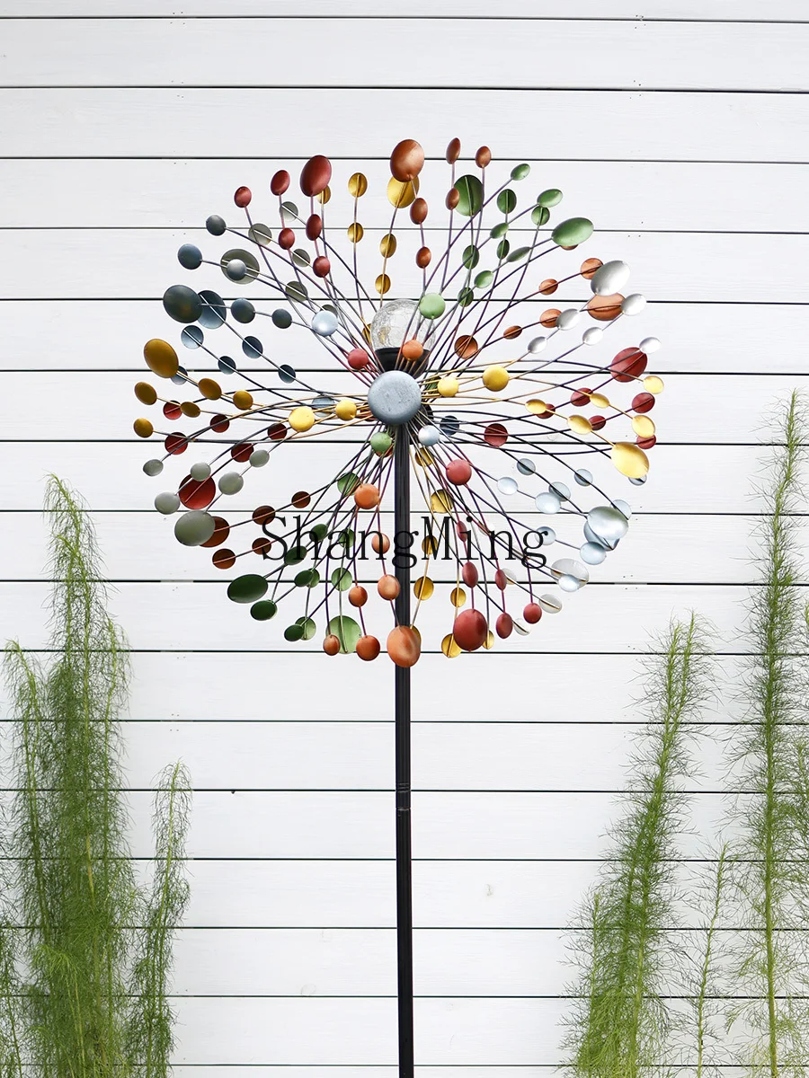 HJ decorative creative ornaments garden courtyard wrought iron rotating windmill outdoor balcony layout
HJ decorative creative ornaments garden courtyard wrought iron rotating windmill outdoor balcony layout