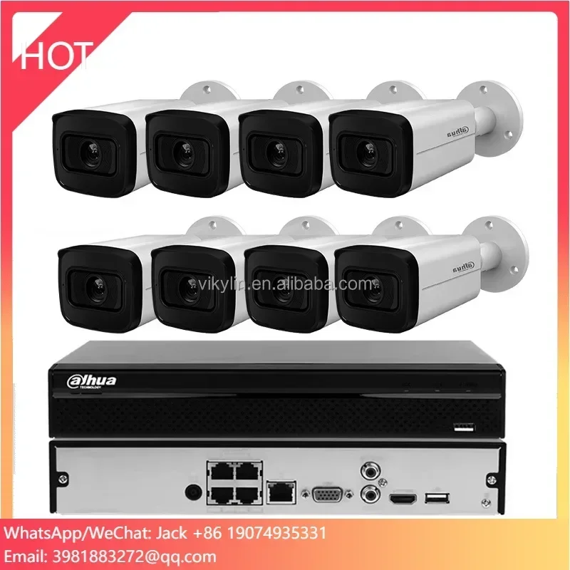 Da Hua 4mp 8mp 4ch 8CH POE CCTV Camera H.265 2k 4k 8 Channel Ai Smart Hd Ip POE Camera Nvr Kit Home Security Cctv Camera System
Da Hua 4mp 8mp 4ch 8CH POE CCTV Camera H.265 2k 4k 8 Channel Ai Smart Hd Ip POE Camera Nvr Kit Home Security Cctv Camera System
