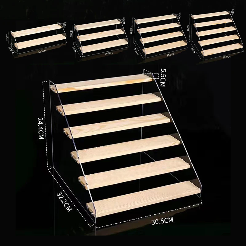 2-6 Tier Acrylic Display Shelf for Action Figures - Multi-Purpose Collectible Organizer with Adjustable Layers, Space-Saving
2-6 Tier Acrylic Display Shelf for Action Figures - Multi-Purpose Collectible Organizer with Adjustable Layers, Space-Saving