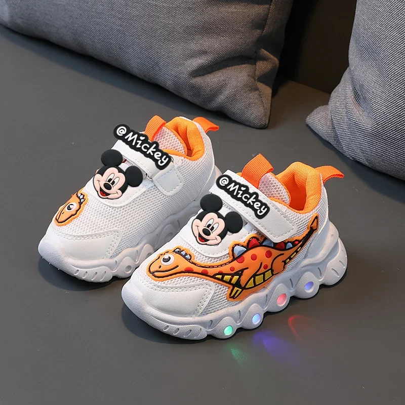 Disney Spring Summer Minnie Boy Girl with Lights Brightening Sneakers Mickey Mouse New Breathable LED Casual Shoes running Shoes
Disney Spring Summer Minnie Boy Girl with Lights Brightening Sneakers Mickey Mouse New Breathable LED Casual Shoes running Shoes