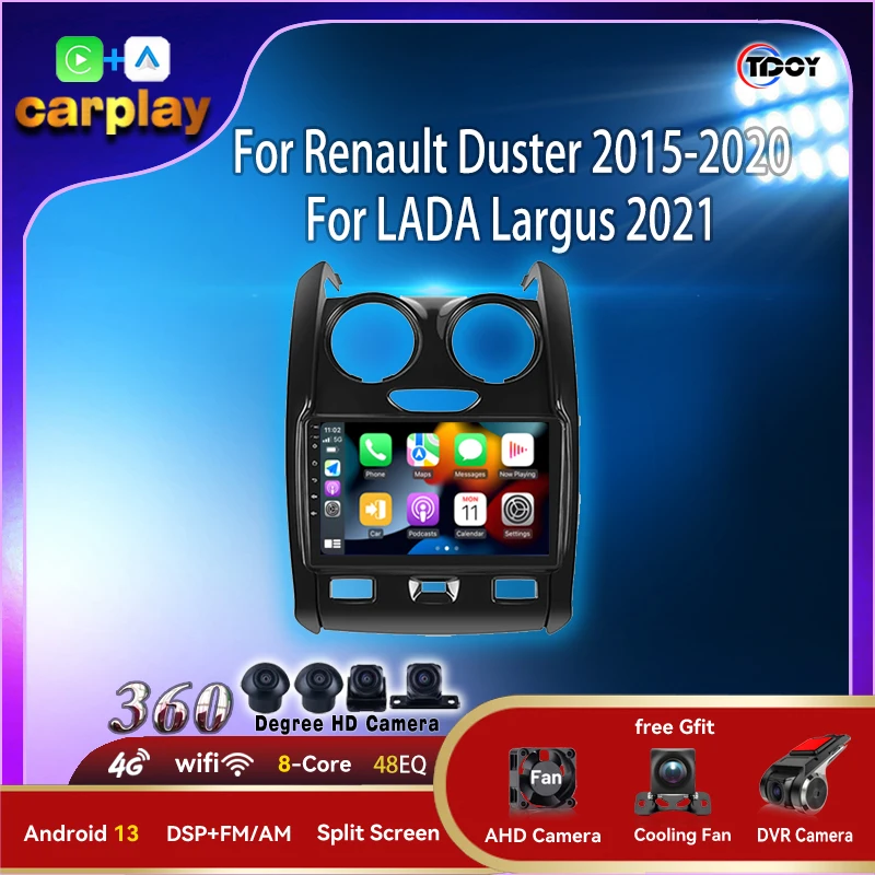 Беспроводное радио Carplay Android Auto для Renault Duster 2015-2020 LADA Largus 2021, авторадио, автомобильный аудиоусилитель, авторадио, стерео
Беспроводное радио Carplay Android Auto для Renault Duster 2015-2020 LADA Largus 2021, авторадио, автомобильный аудиоусилитель, авторадио, стерео