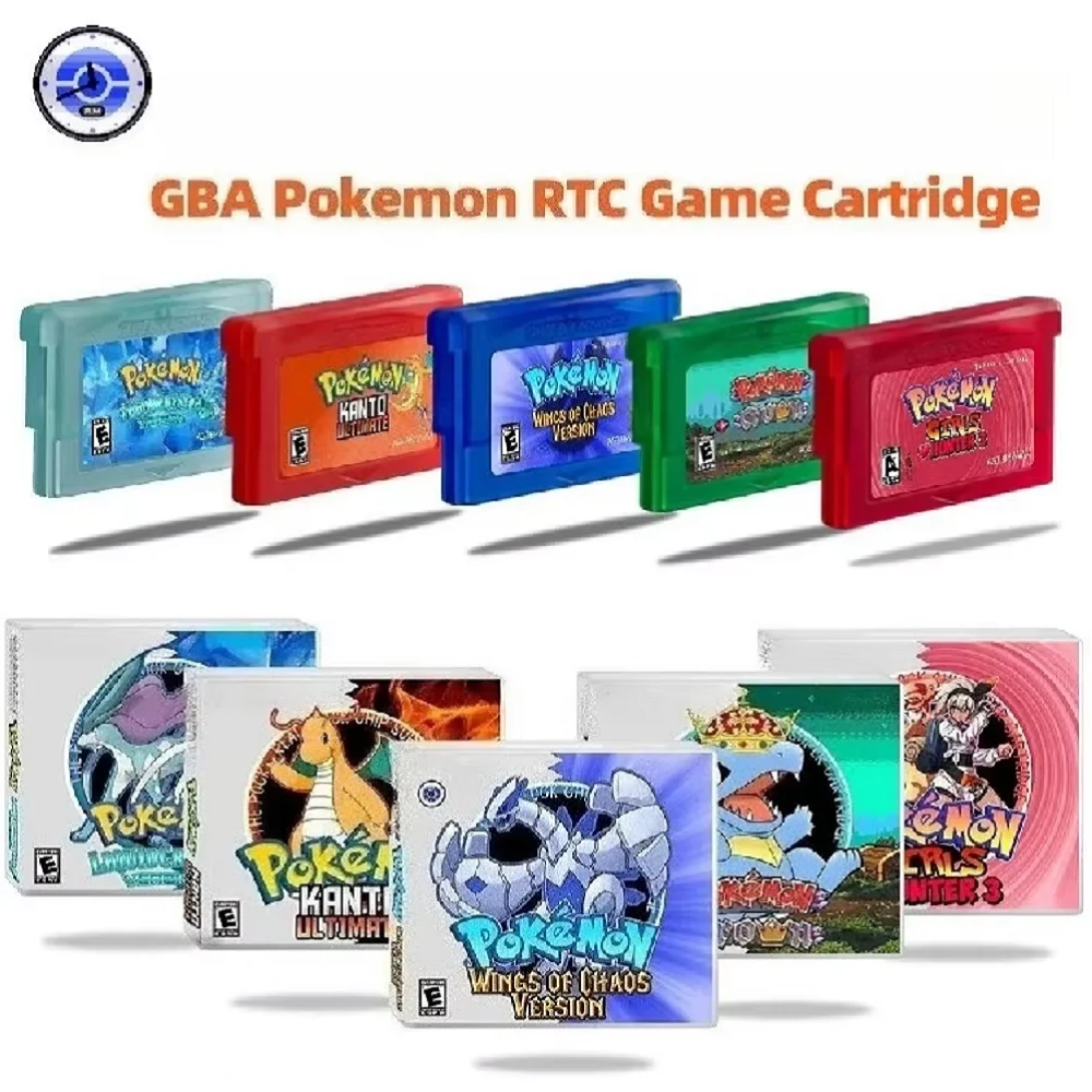 GBA RTC Pokemon Real Clock New Version 2.0 Game Card Featured Popular English Games Pokemon LIOUID CRYSTAL/Girls Hunter 3
GBA RTC Pokemon Real Clock New Version 2.0 Game Card Featured Popular English Games Pokemon LIOUID CRYSTAL/Girls Hunter 3
