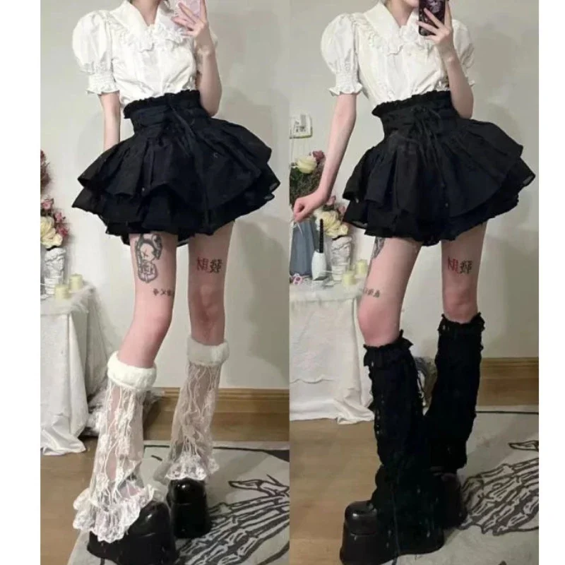 Punk Y2k Aesthetic High Waist Japan Tiered Skirts Harajuku Flower Print Gothic Lolita All Match Clothes Japan Lazy Girl Bottom
Punk Y2k Aesthetic High Waist Japan Tiered Skirts Harajuku Flower Print Gothic Lolita All Match Clothes Japan Lazy Girl Bottom