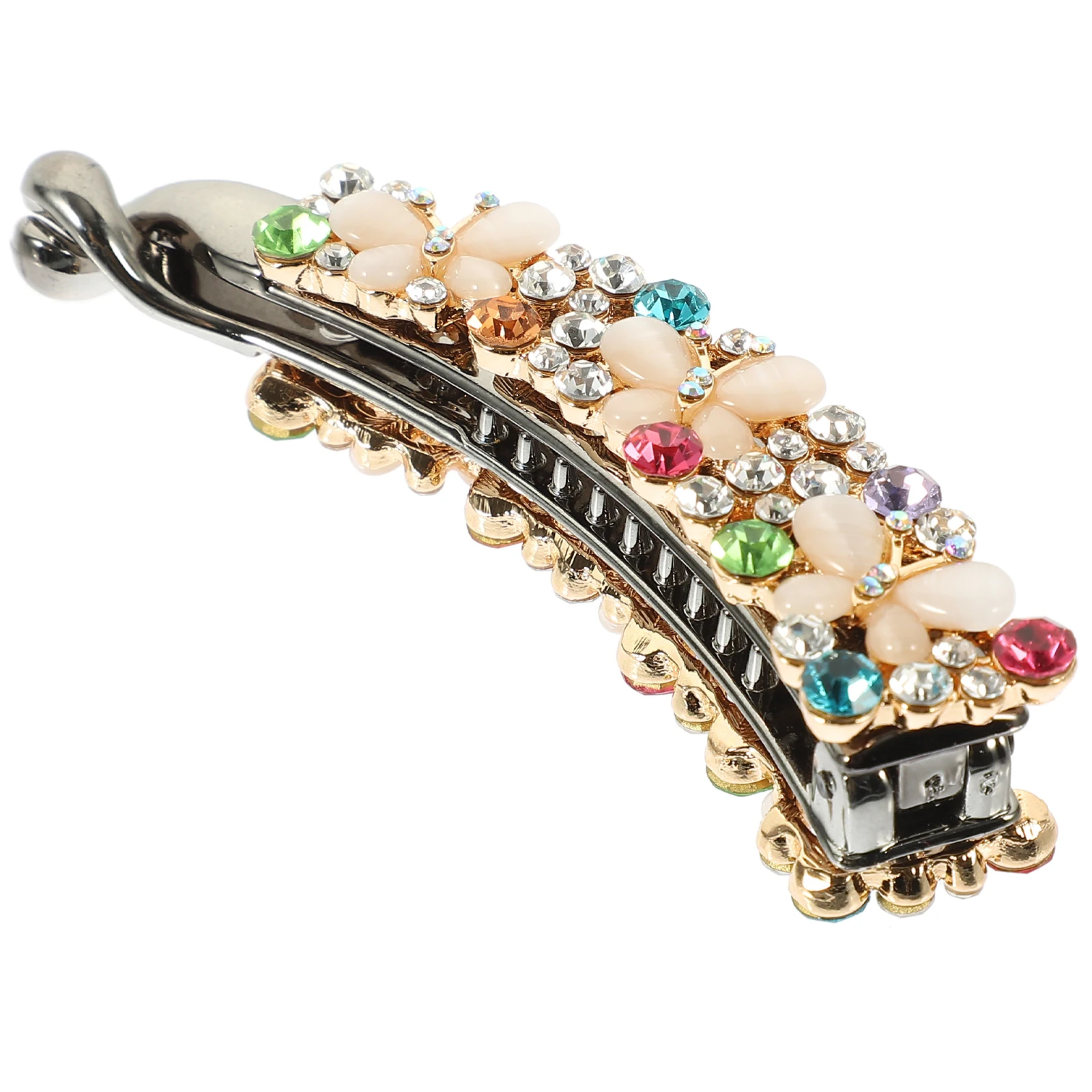 Banana Clip Hair Accessories Rhinestone Decorated Sturdy Lightweight Compact Size Suitable Thick Hair Various Hairstyles Elegant
Banana Clip Hair Accessories Rhinestone Decorated Sturdy Lightweight Compact Size Suitable Thick Hair Various Hairstyles Elegant