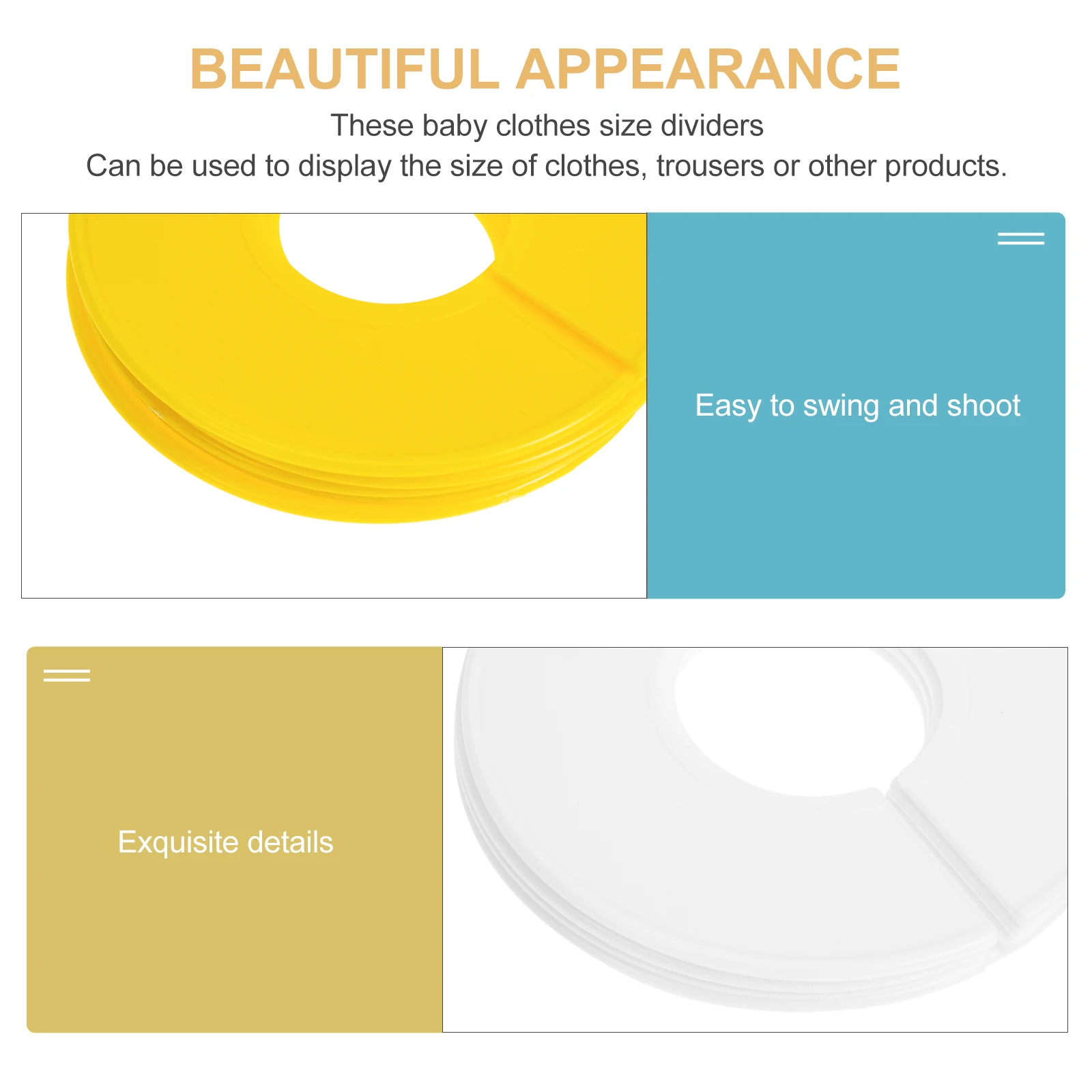 12 Pcs Clothes Closet Dividers for Hanging Organizer Size Separators Clothing Racks Plastic Child
12 Pcs Clothes Closet Dividers for Hanging Organizer Size Separators Clothing Racks Plastic Child