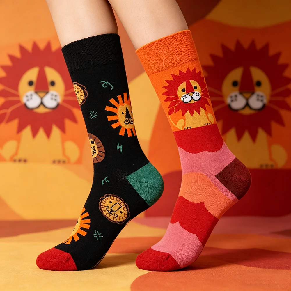 1 Pairs Socks Women Design ABstyle Asymmetric Creative Harajuku Fashion Casual Personalized Creative Socks Gift New
1 Pairs Socks Women Design ABstyle Asymmetric Creative Harajuku Fashion Casual Personalized Creative Socks Gift New
