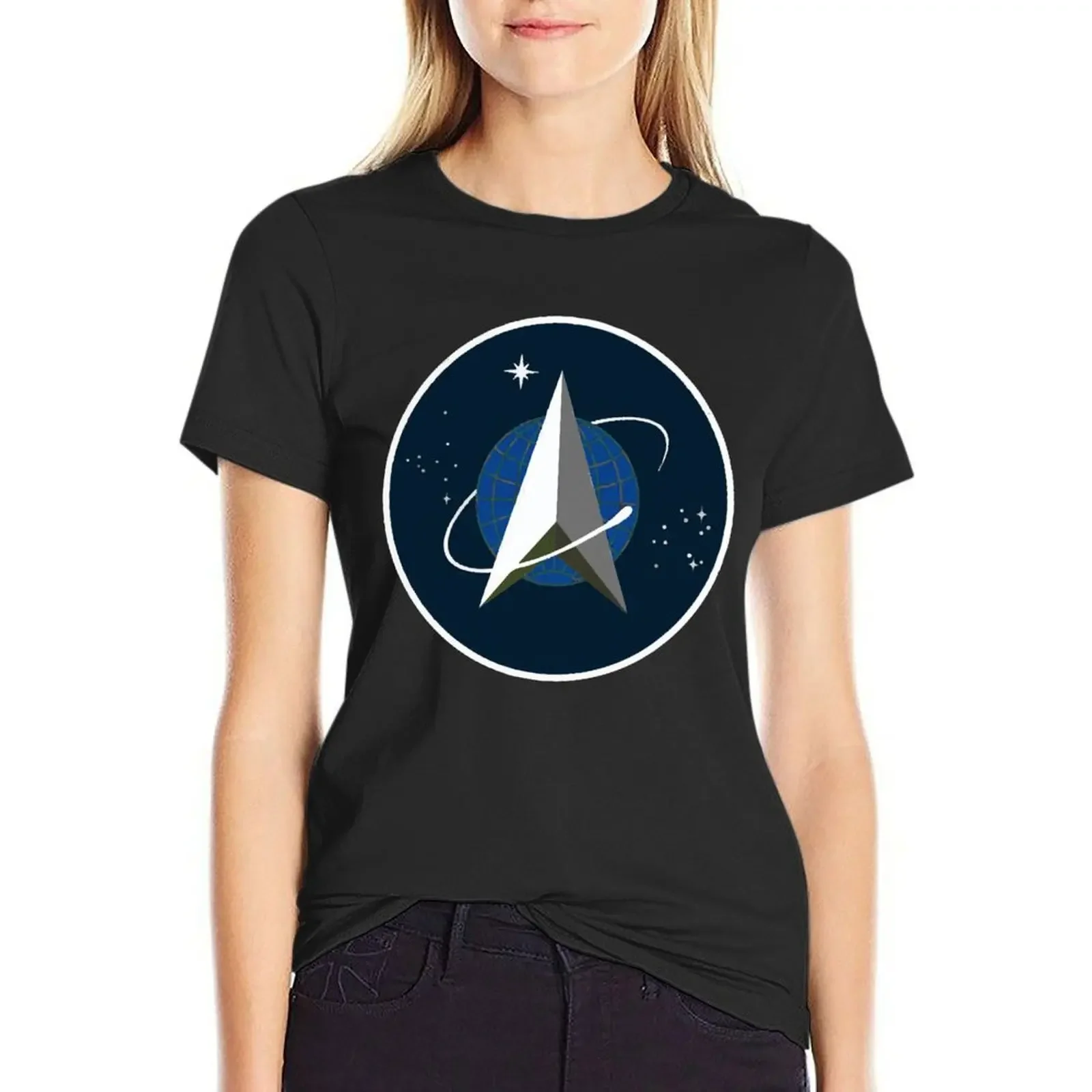 Space Force, From Official USSF Seal (without the writing and outer border) T-Shirt blacks funnys t shirt Women
Space Force, From Official USSF Seal (without the writing and outer border) T-Shirt blacks funnys t shirt Women