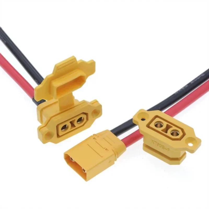XT90 Gold-Plating Male Female Connector XT90E-F Fixed plug Lithium Battery Charging Plug For RC Battery Charger
XT90 Gold-Plating Male Female Connector XT90E-F Fixed plug Lithium Battery Charging Plug For RC Battery Charger