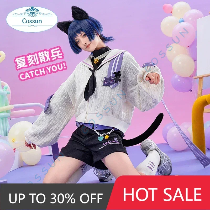 COSSUN Meow House Shop Genshin Impact Wanderer Cosplay Costume Cos Game Anime Party Uniform Hallowen Play Role Clothes tail
COSSUN Meow House Shop Genshin Impact Wanderer Cosplay Costume Cos Game Anime Party Uniform Hallowen Play Role Clothes tail