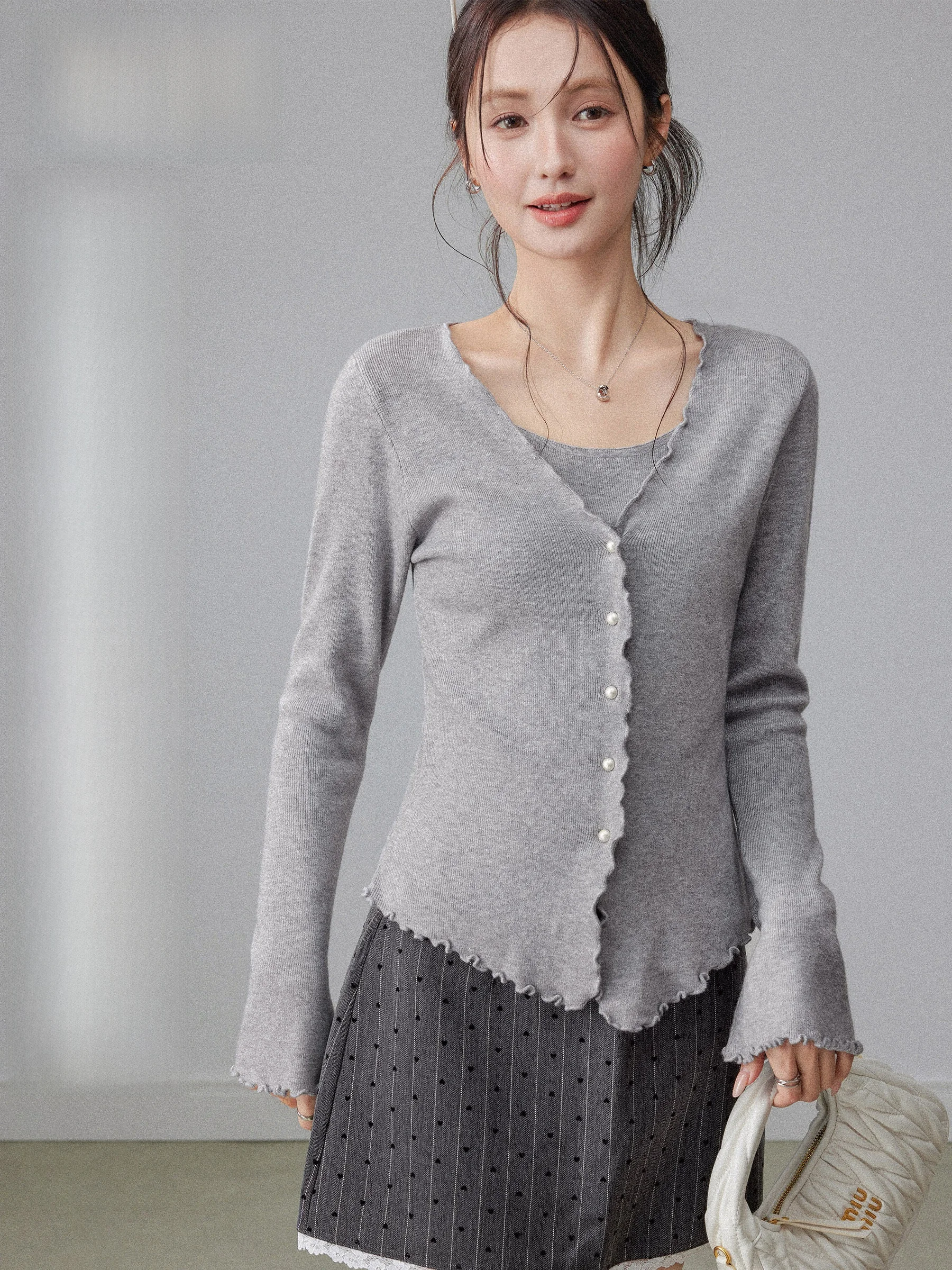 ay Knitted Open Cardigan Women's Spring Design Korean Sle Ear Look Upper Body Korean Sle Padded Knitted Long Sve irt
ay Knitted Open Cardigan Women's Spring Design Korean Sle Ear Look Upper Body Korean Sle Padded Knitted Long Sve irt