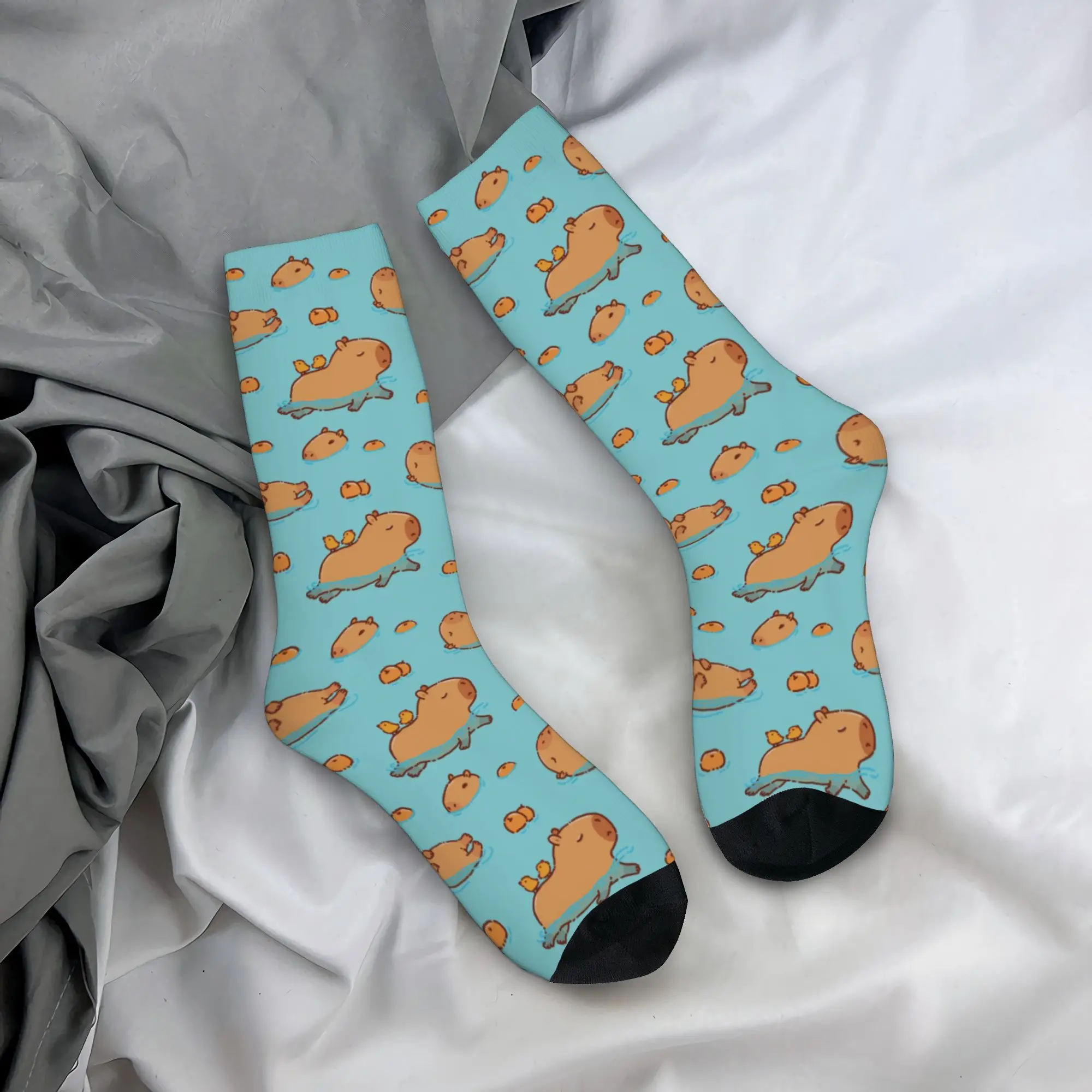 Autumn Winter Casual Women Men Capybara Pattern Swimming with Oranges Socks Breathable Sports Socks
Autumn Winter Casual Women Men Capybara Pattern Swimming with Oranges Socks Breathable Sports Socks
