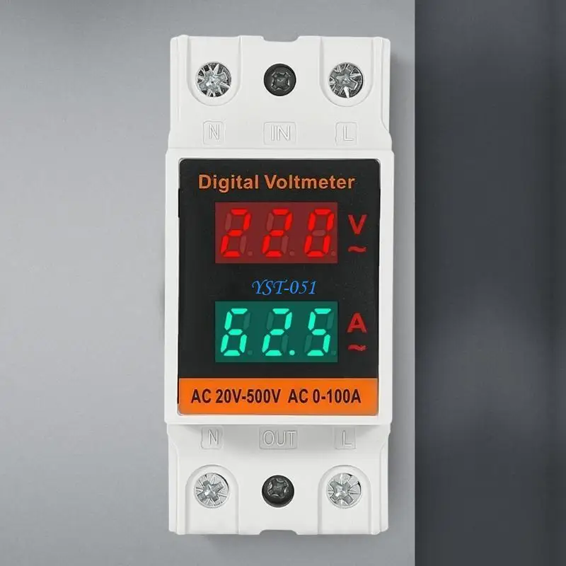 E15A Mount Household Voltages & Current Meter High Precisions 35mm Mounted for Accurate Measurement Monitoring
E15A Mount Household Voltages & Current Meter High Precisions 35mm Mounted for Accurate Measurement Monitoring