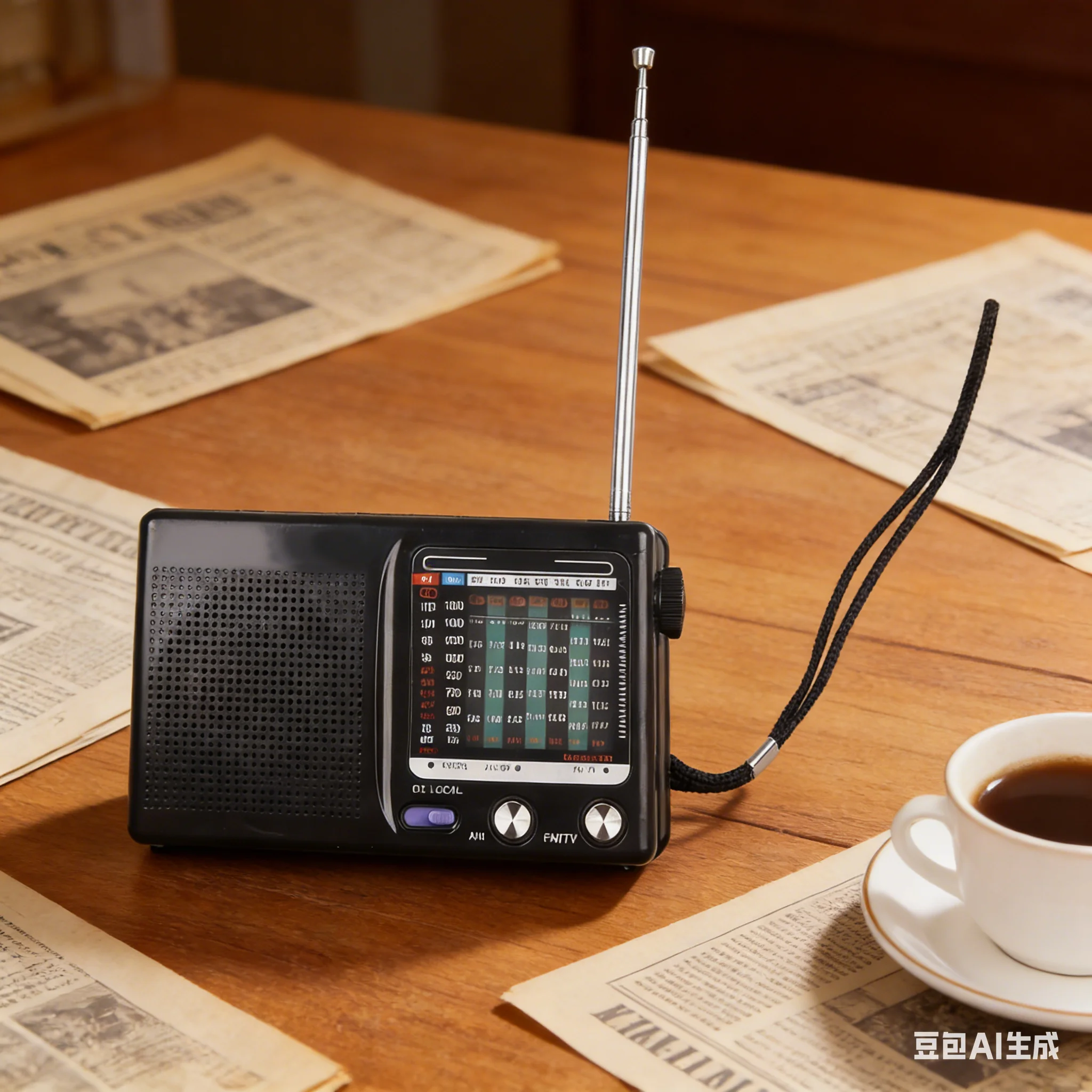 1pc FM/AM Radio Portable Multi-functional Two Band Retro HiFi Full-wave Handheld Radio With Standard Telescopic Antenna
1pc FM/AM Radio Portable Multi-functional Two Band Retro HiFi Full-wave Handheld Radio With Standard Telescopic Antenna