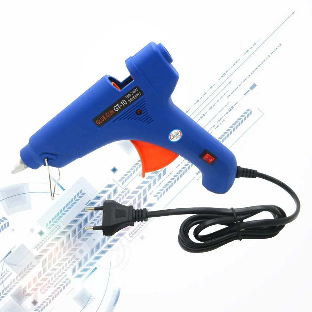 100W Hot Glue Gun 100-240V Fast Heating Quick Melt For Diy Crafts Repairs Wood Glass Fabric Plastic Ceramic Eu Plug Blue
100W Hot Glue Gun 100-240V Fast Heating Quick Melt For Diy Crafts Repairs Wood Glass Fabric Plastic Ceramic Eu Plug Blue