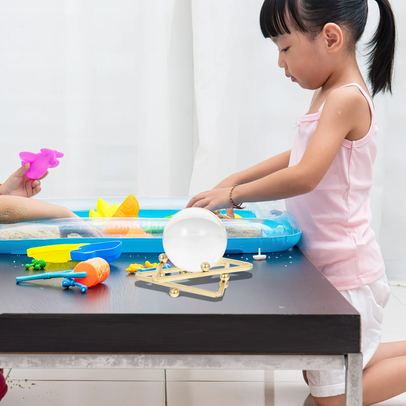 Crystal Ball Ornament Elegant Design Stable Base Tabletop Home Office Desktop Adornment Crystal Ball Desktop Decoration
Crystal Ball Ornament Elegant Design Stable Base Tabletop Home Office Desktop Adornment Crystal Ball Desktop Decoration