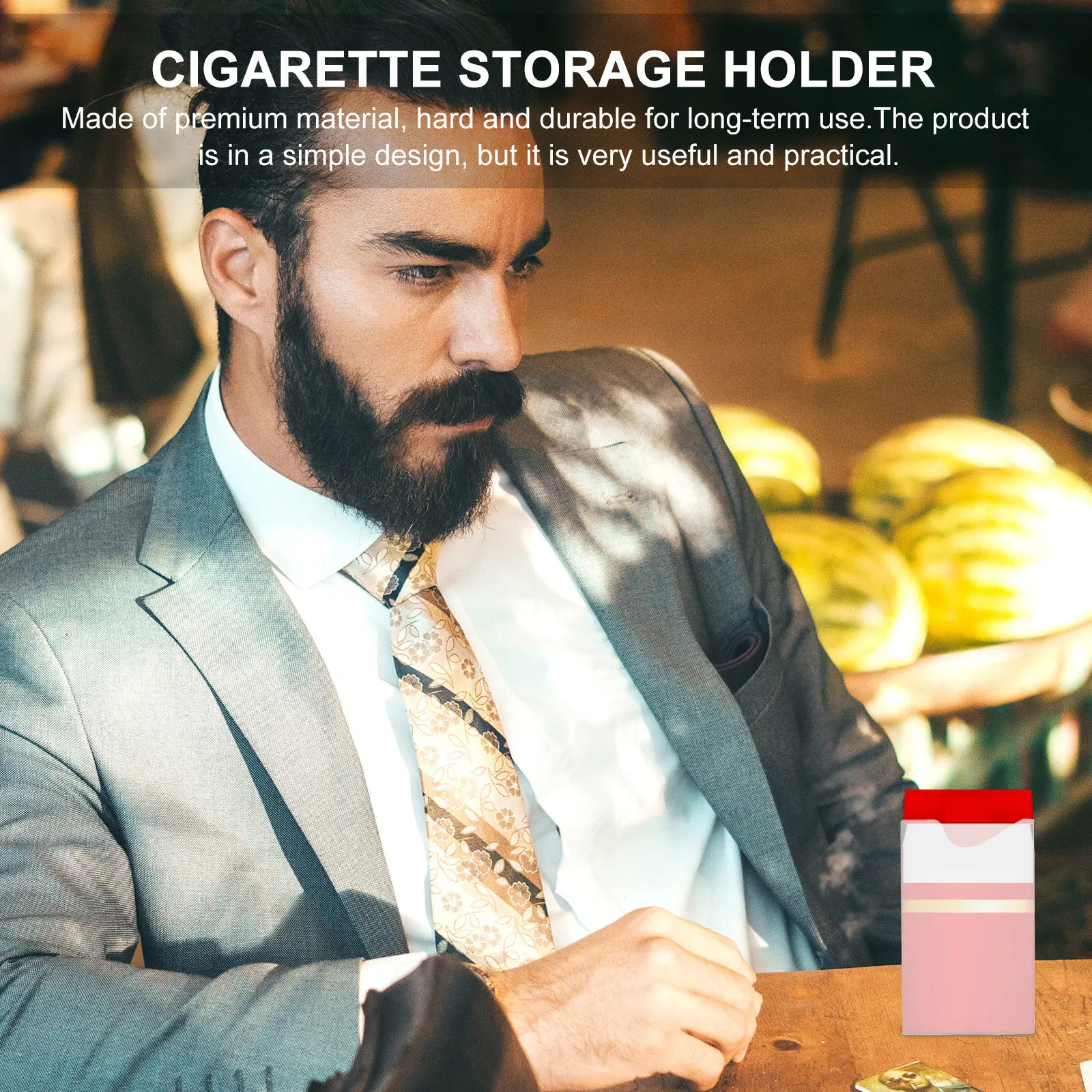 18 Pcs Cigarette Storage Case Plastic Protective Cover Cigarettes White Metal Container
18 Pcs Cigarette Storage Case Plastic Protective Cover Cigarettes White Metal Container