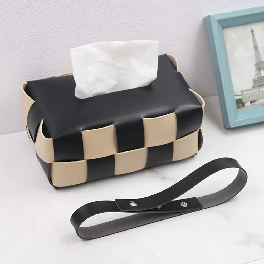 Tissue Box Holder Compact Lightweight PU Storage Dispenser Home Office Car Napkin ganizer Paper Towel Holder Bathroom
Tissue Box Holder Compact Lightweight PU Storage Dispenser Home Office Car Napkin ganizer Paper Towel Holder Bathroom