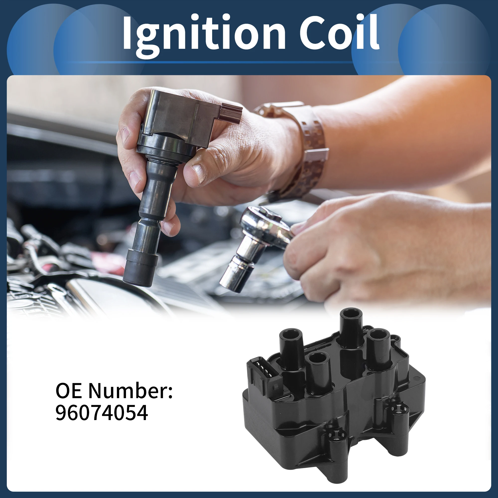 UXCELL Ignition Coil Ignition Coil Pack No.96074054 for Peugeot 309 1989-1993
UXCELL Ignition Coil Ignition Coil Pack No.96074054 for Peugeot 309 1989-1993