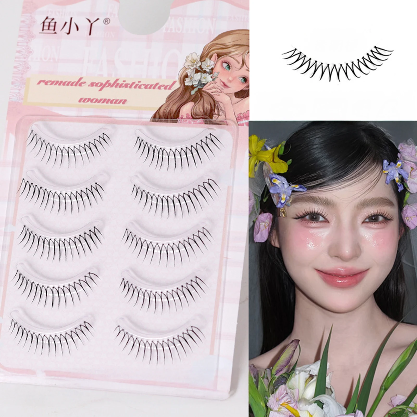 Manga Lashes Fashion wispy Cosplay Eyelashes Strips Little Devil 5 Pair Natural soft False Eyelashes For Party Weddings makeups
Manga Lashes Fashion wispy Cosplay Eyelashes Strips Little Devil 5 Pair Natural soft False Eyelashes For Party Weddings makeups