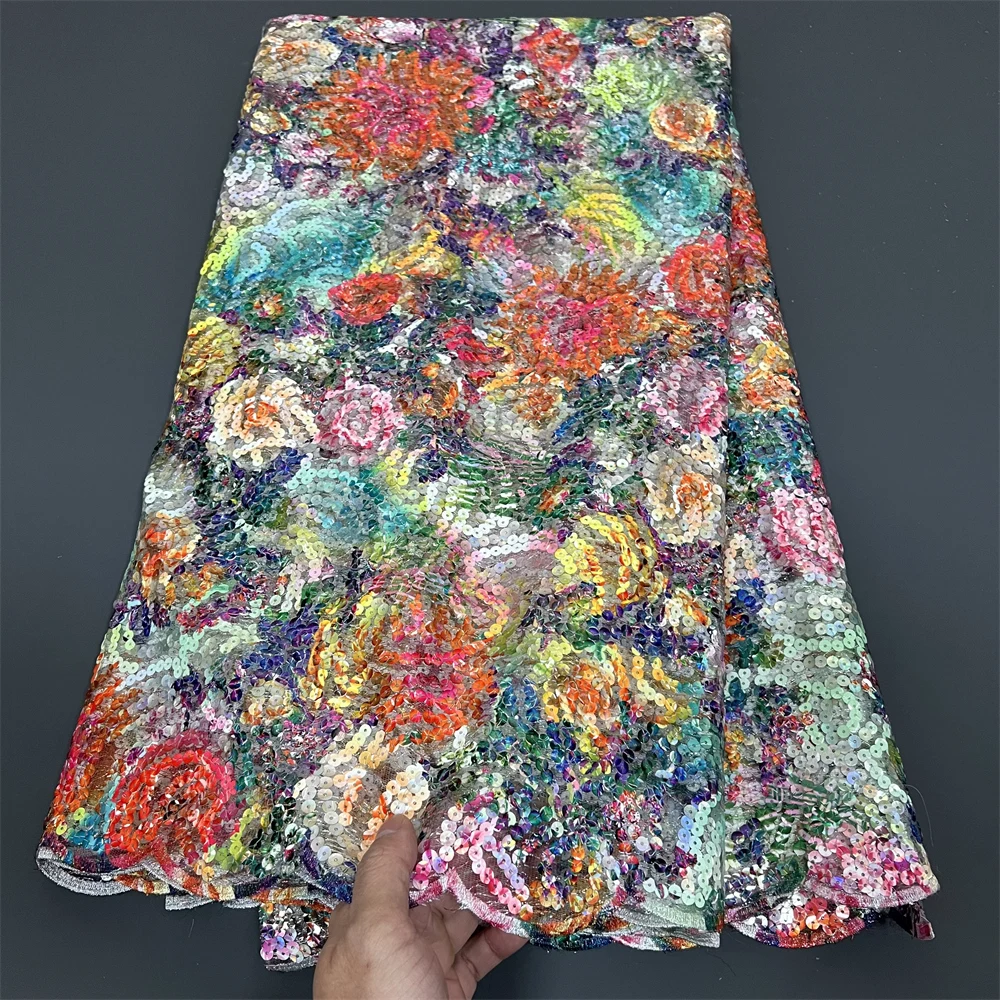 Новая высококачественная африканская нигерийская кружевная ткань с вышивкой, тюль, для свадебных и праздничных платьев, гипюр с пайетками для шитья бисером, 5 ярдов
Новая высококачественная африканская нигерийская кружевная ткань с вышивкой, тюль, для свадебных и праздничных платьев, гипюр с пайетками для шитья бисером, 5 ярдов