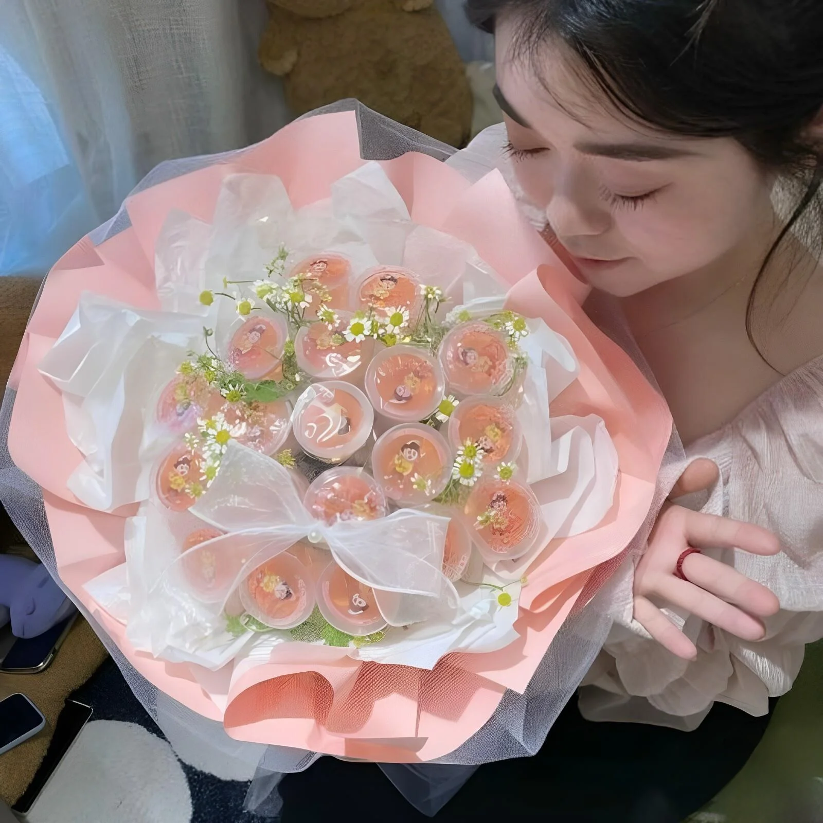 Children's Day Gift Handmade Jelly Flower Bouquet DIY Packaging Material Kindergarten Snack Flower Bouquet Gift Package
Children's Day Gift Handmade Jelly Flower Bouquet DIY Packaging Material Kindergarten Snack Flower Bouquet Gift Package