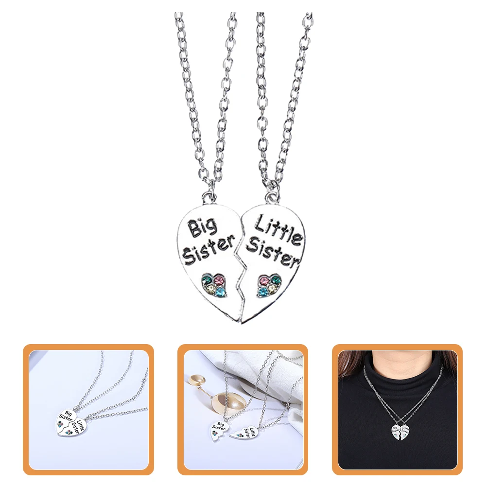 1Set Water Drill Heart Stitching Necklace Creative Friendship Matching Pendant Necklace Gift for Friends Graduation Jewelry
1Set Water Drill Heart Stitching Necklace Creative Friendship Matching Pendant Necklace Gift for Friends Graduation Jewelry