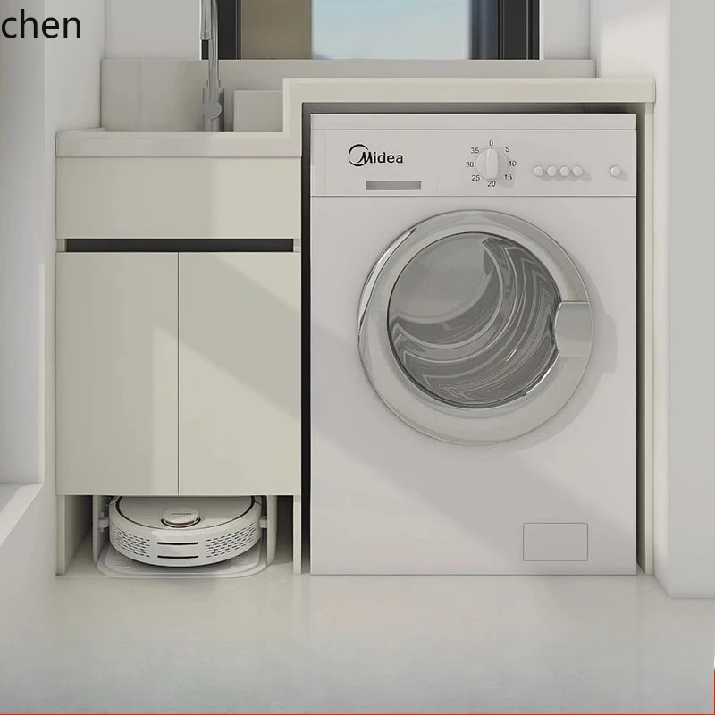 TP-1 washing machine significant other honeycomb aluminum balcony cabinet drum combination cabinet with sink washboard
TP-1 washing machine significant other honeycomb aluminum balcony cabinet drum combination cabinet with sink washboard