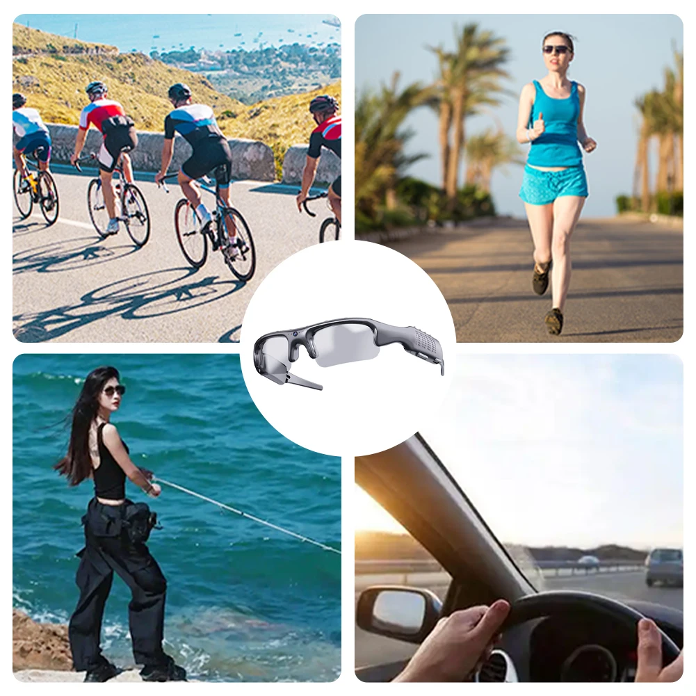 Camera Smart HD 1080P WIFI Sports Glasses With Camera and Audio Recording Glasse
Camera Smart HD 1080P WIFI Sports Glasses With Camera and Audio Recording Glasse