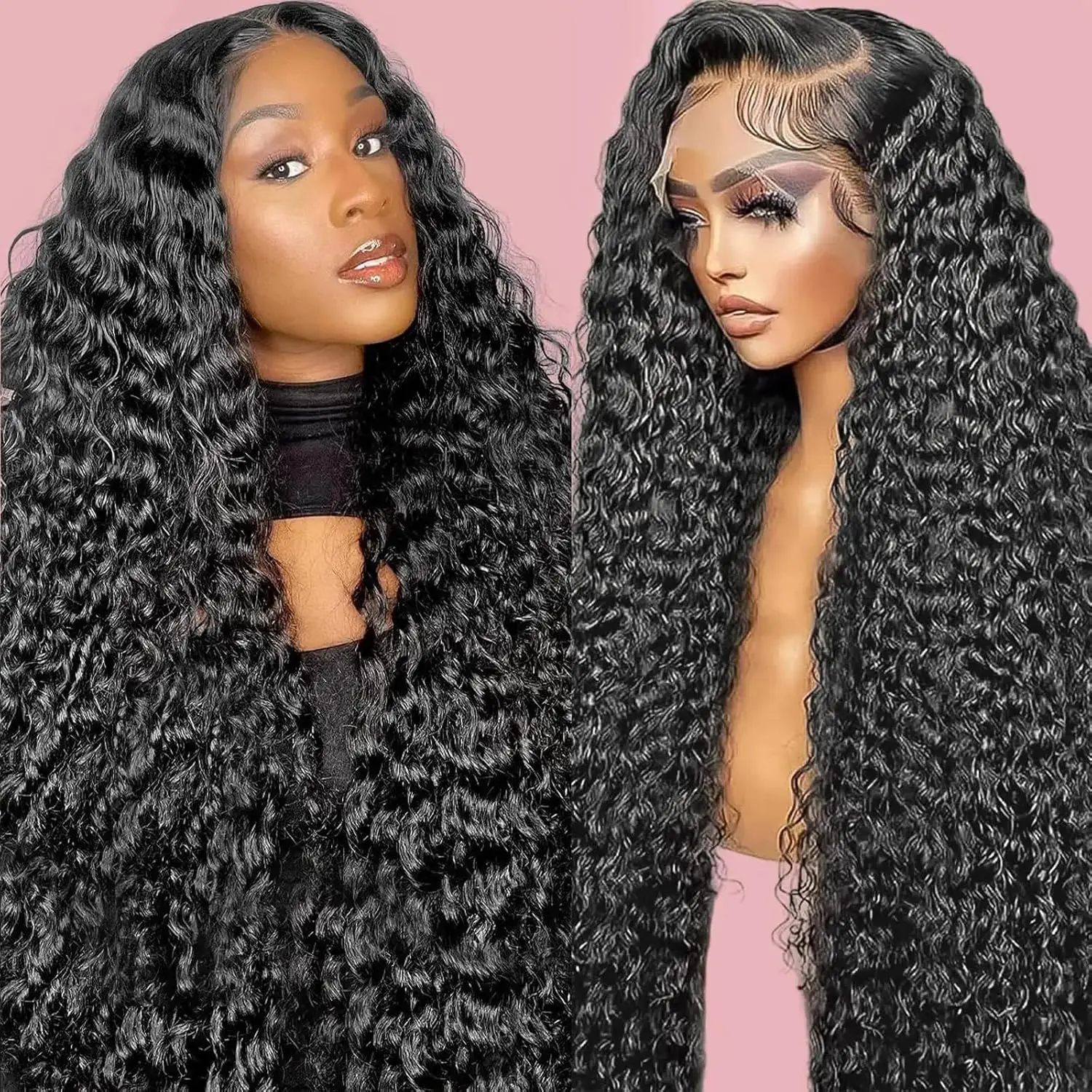 Mossily200 Density 13x6 Curly Human Hair Wigs deep Wave Lace Front Wig 13x4 HD Lace Frontal Human Hair 5x5 Lace Closure Wig for
Mossily200 Density 13x6 Curly Human Hair Wigs deep Wave Lace Front Wig 13x4 HD Lace Frontal Human Hair 5x5 Lace Closure Wig for