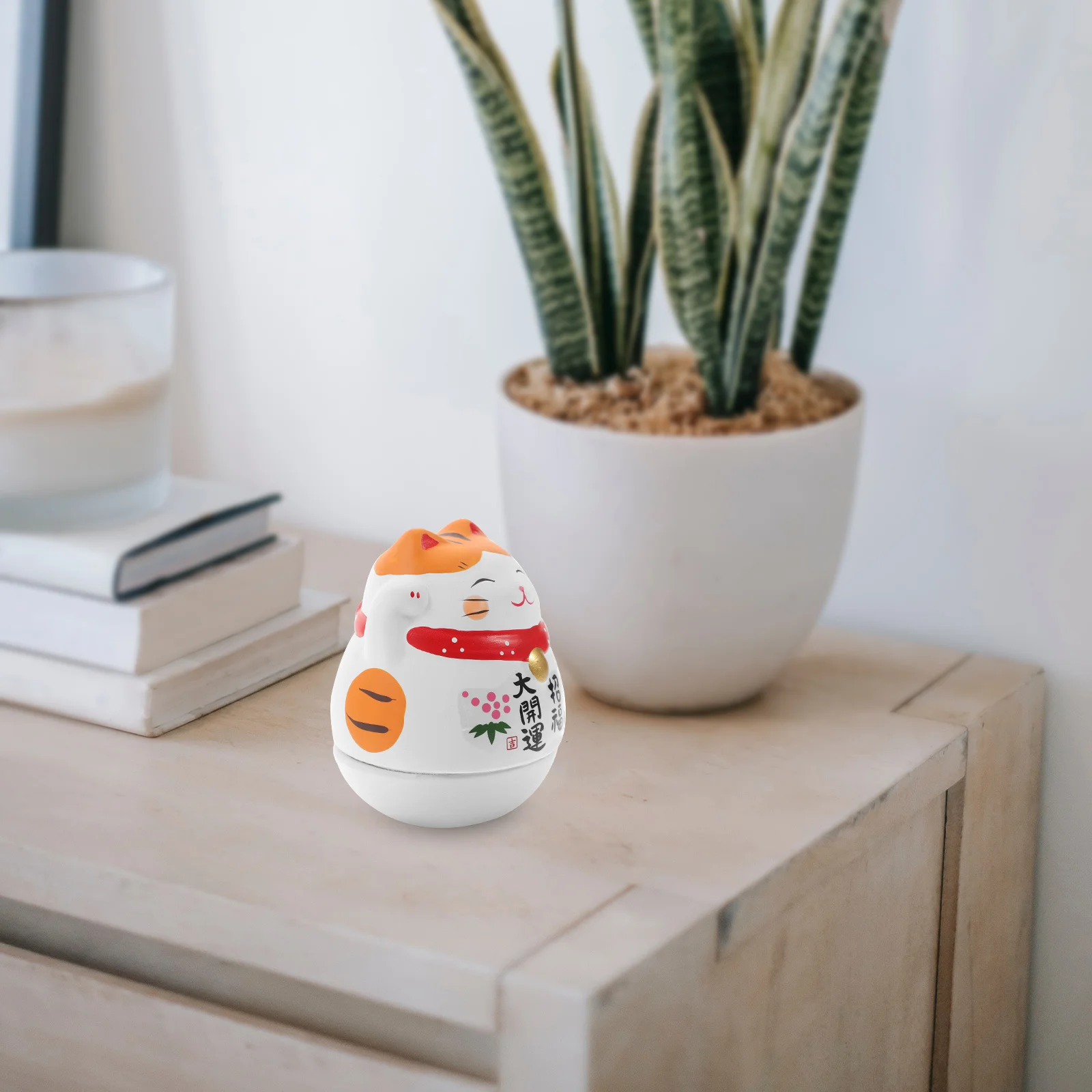 Adorable Wobble Cat Ornament Smooth Sturdy Ceramic Material Creative Cat Statue for Living Room Bedroom Window Display
Adorable Wobble Cat Ornament Smooth Sturdy Ceramic Material Creative Cat Statue for Living Room Bedroom Window Display