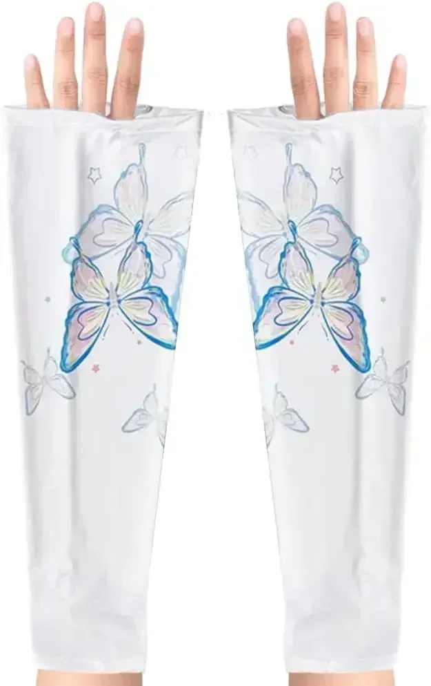 Sun Protection Cooling Sleeves,Anti-slip Gardening Arm Sleeves,Loose Large Opening Butterfly Boho UV Cover for Women
Sun Protection Cooling Sleeves,Anti-slip Gardening Arm Sleeves,Loose Large Opening Butterfly Boho UV Cover for Women
