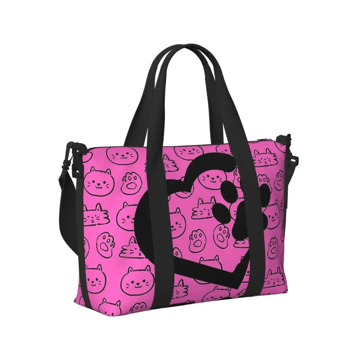 Dog Paw Cat Heart Love Beach Travel Bag Large Capacity Tote Bags for Gym Sport Women Shopping Duffle Shoulder Bag
Dog Paw Cat Heart Love Beach Travel Bag Large Capacity Tote Bags for Gym Sport Women Shopping Duffle Shoulder Bag