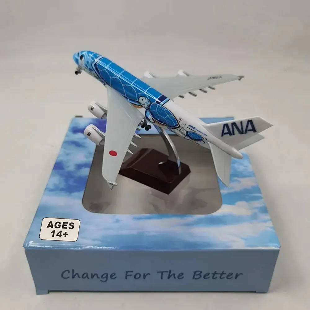 18*20cm Alloy Metal Air ANA Airbus A380 Cartoon Sea Turtle Airlines Airplane Model Plane Aircraft Airlines Diecast with Wheels
18*20cm Alloy Metal Air ANA Airbus A380 Cartoon Sea Turtle Airlines Airplane Model Plane Aircraft Airlines Diecast with Wheels