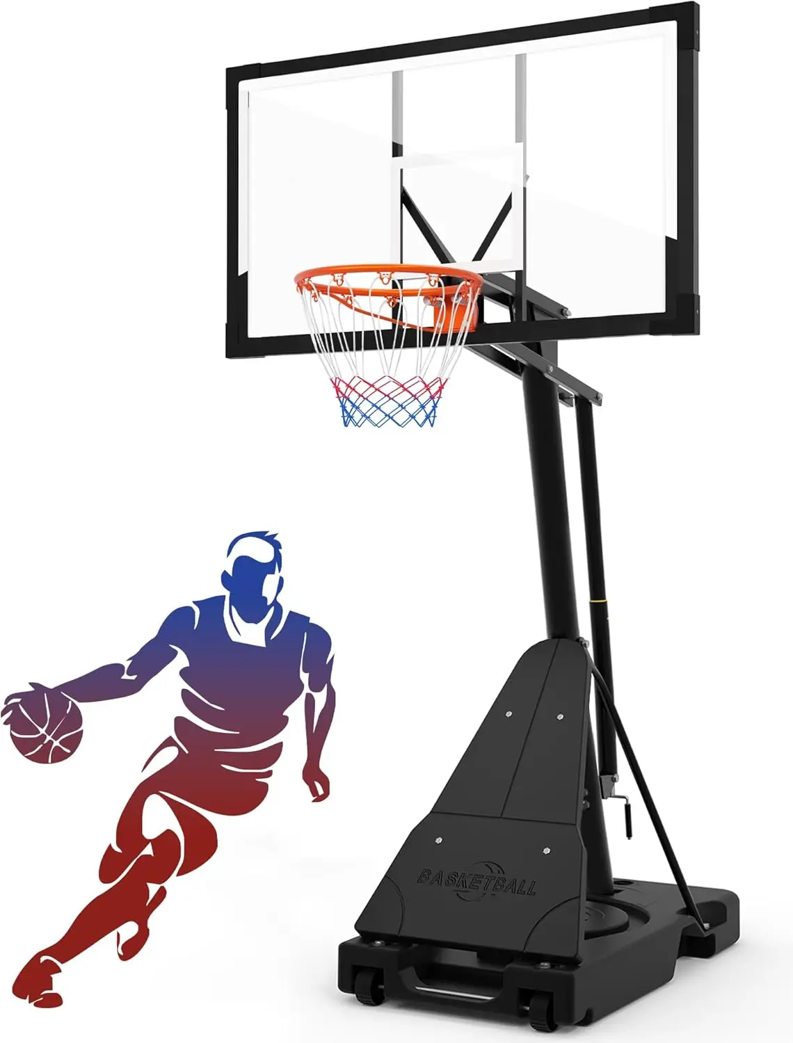 44/52 Inch Basketball Hoop Outdoor, Shatterproof Backboard, 4.36-10FT Adjustable, Portable for Kids/Teens/Adults
44/52 Inch Basketball Hoop Outdoor, Shatterproof Backboard, 4.36-10FT Adjustable, Portable for Kids/Teens/Adults
