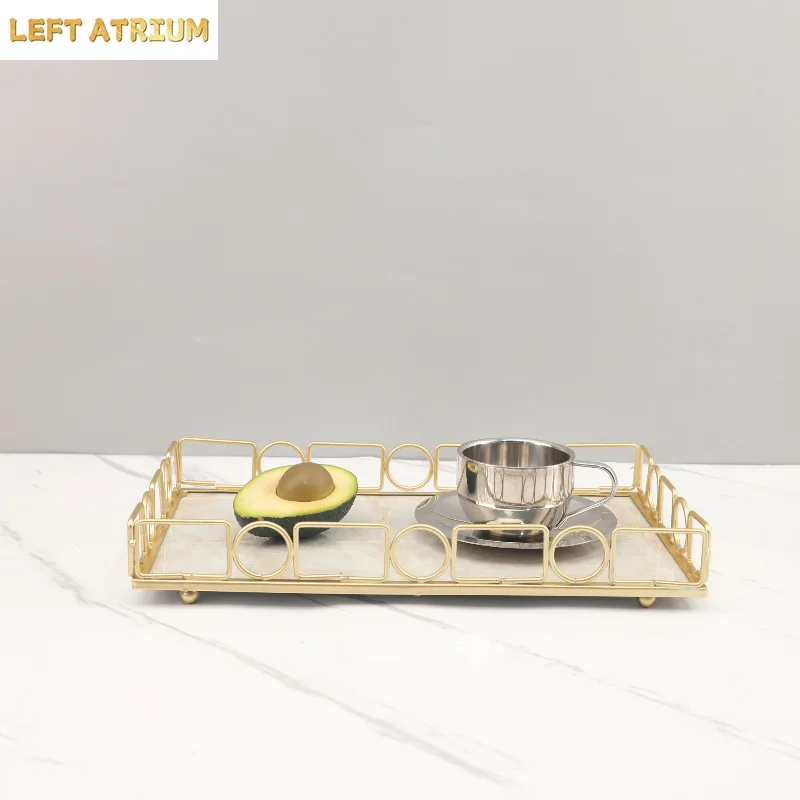 Luxury Metal Imitation Marble Rectangular Tray Living Room Decoration Key Remote Control Sundries Storage Tray Home Decoration
Luxury Metal Imitation Marble Rectangular Tray Living Room Decoration Key Remote Control Sundries Storage Tray Home Decoration