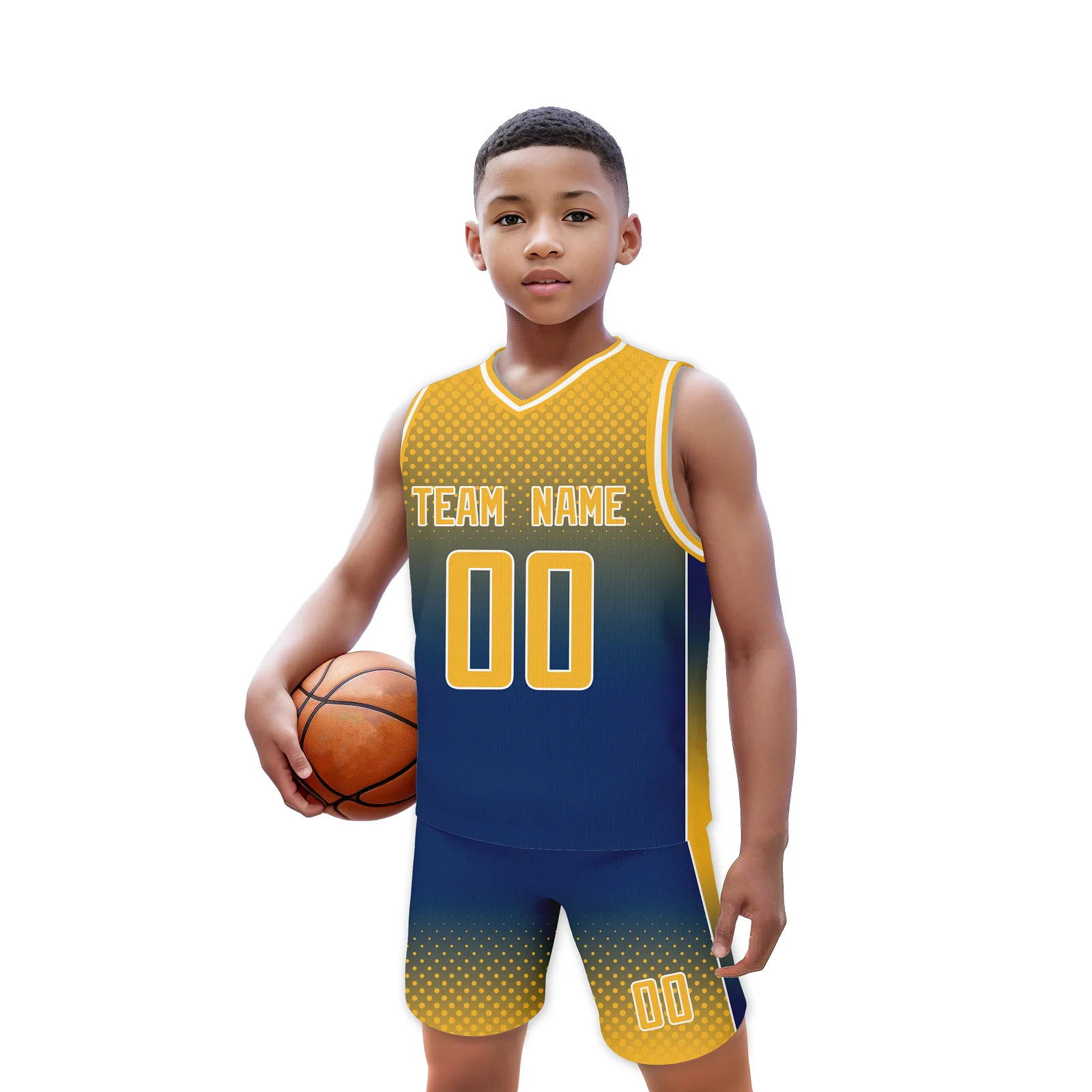 Custom Kid Basketball Jersey Shorts Suit Personalized Team Name Number Basketball Uniform Sets Sport Fan Gift for Boys Girls
Custom Kid Basketball Jersey Shorts Suit Personalized Team Name Number Basketball Uniform Sets Sport Fan Gift for Boys Girls