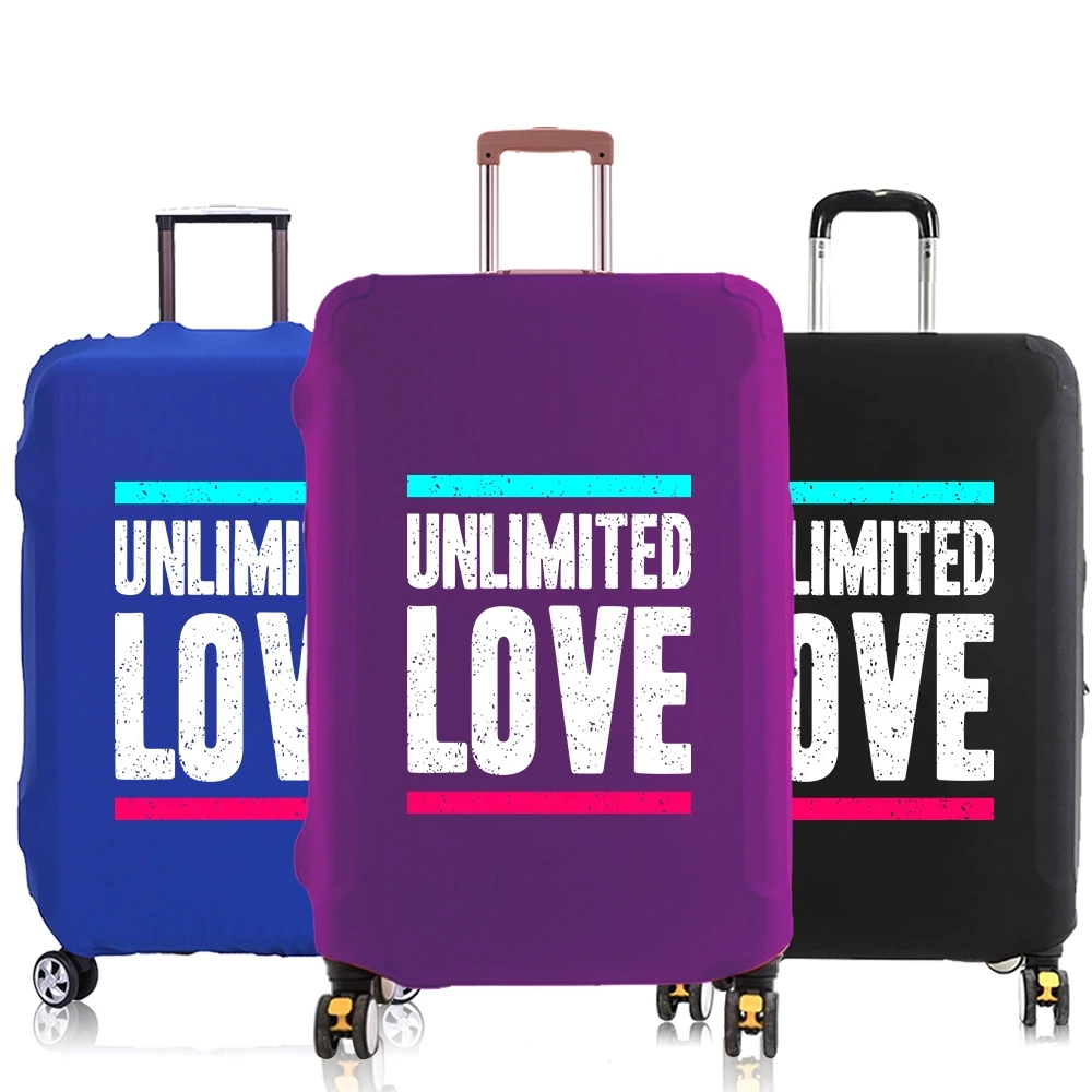 Luggage Cover Suitcase Protector Unlimited Love Font Thicker Elastic Dust Cover for 18-28 Inch Travel Accessories Trolley Case
Luggage Cover Suitcase Protector Unlimited Love Font Thicker Elastic Dust Cover for 18-28 Inch Travel Accessories Trolley Case
