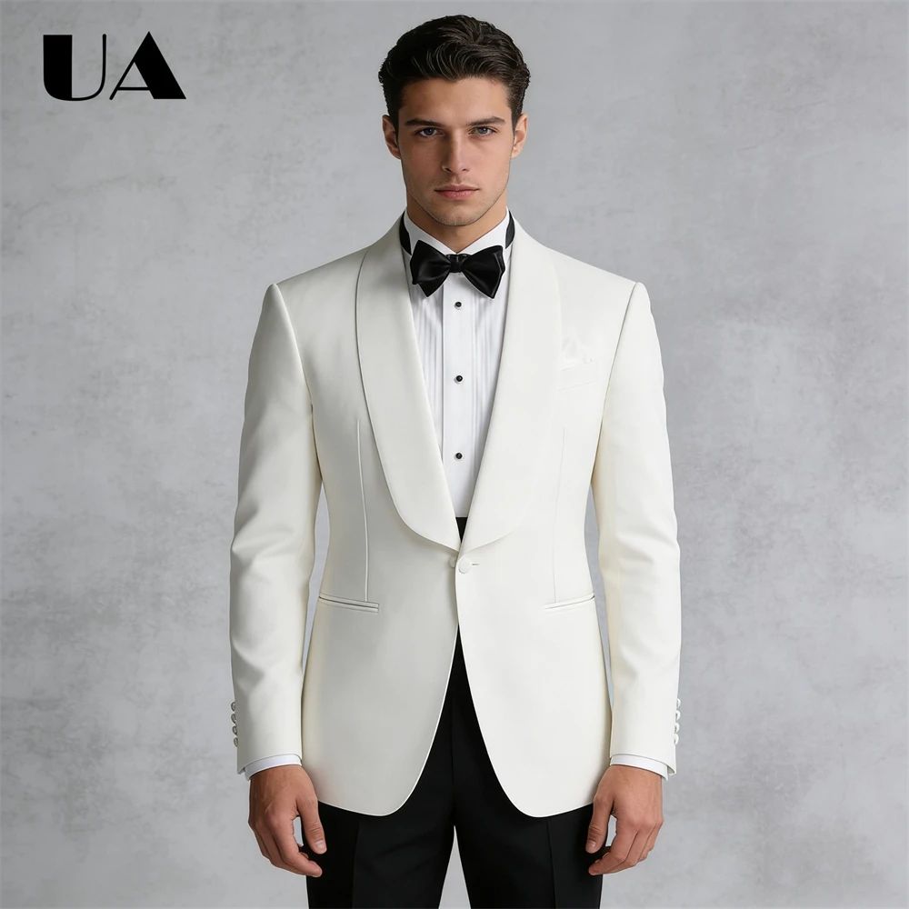 Basic Wedding Suit for Groom 2-Piece Formal Suit Set, (Blazer Pants) Single Button Jacket Black Trousers XXS-7XL Suit Attire
Basic Wedding Suit for Groom 2-Piece Formal Suit Set, (Blazer Pants) Single Button Jacket Black Trousers XXS-7XL Suit Attire