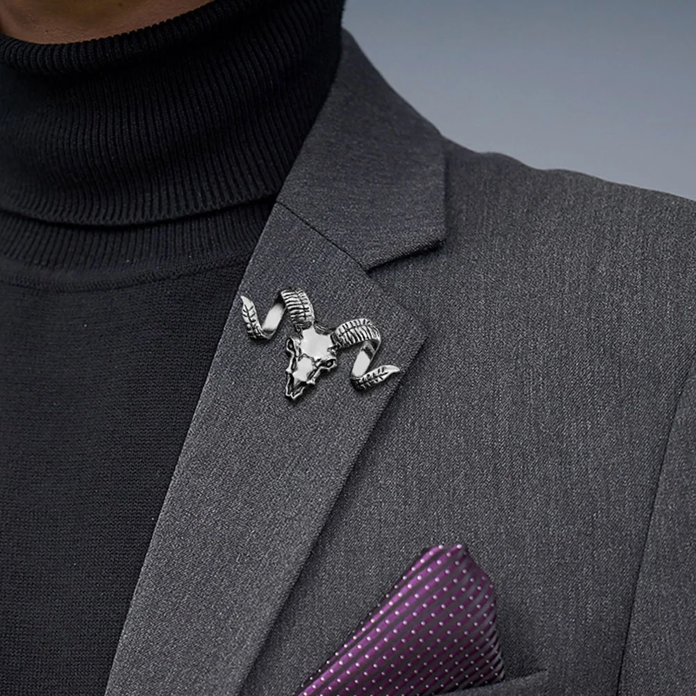 Brooch Goat Tie Pins for Men Lapel Sheep Timeless Accessory Alloy Costume Jewelry Brooches Men's Fashion Silver
Brooch Goat Tie Pins for Men Lapel Sheep Timeless Accessory Alloy Costume Jewelry Brooches Men's Fashion Silver