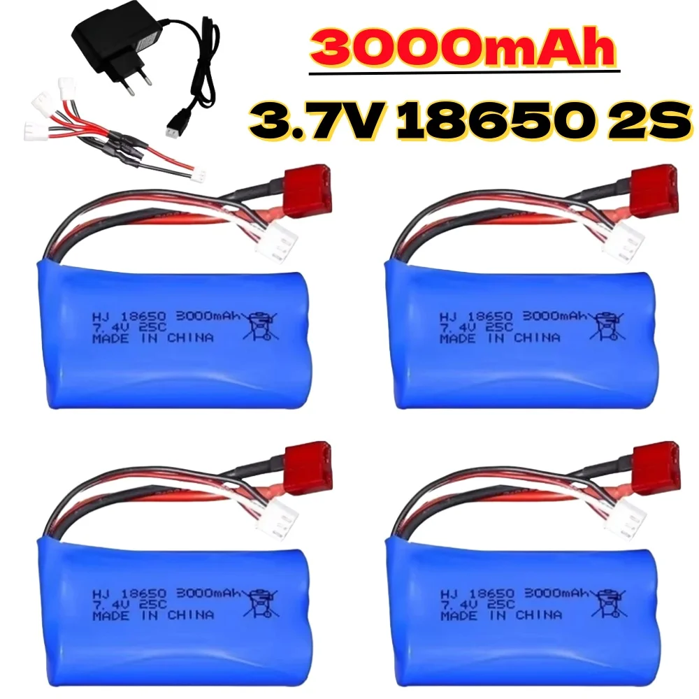 7.4V 3000mAh 18650 Li-ion Battery for W-ltoys 10428 /12428/12423 RC Car Parts 2S 7.4V battery For W-ltoys 144001 124017 124019
7.4V 3000mAh 18650 Li-ion Battery for W-ltoys 10428 /12428/12423 RC Car Parts 2S 7.4V battery For W-ltoys 144001 124017 124019