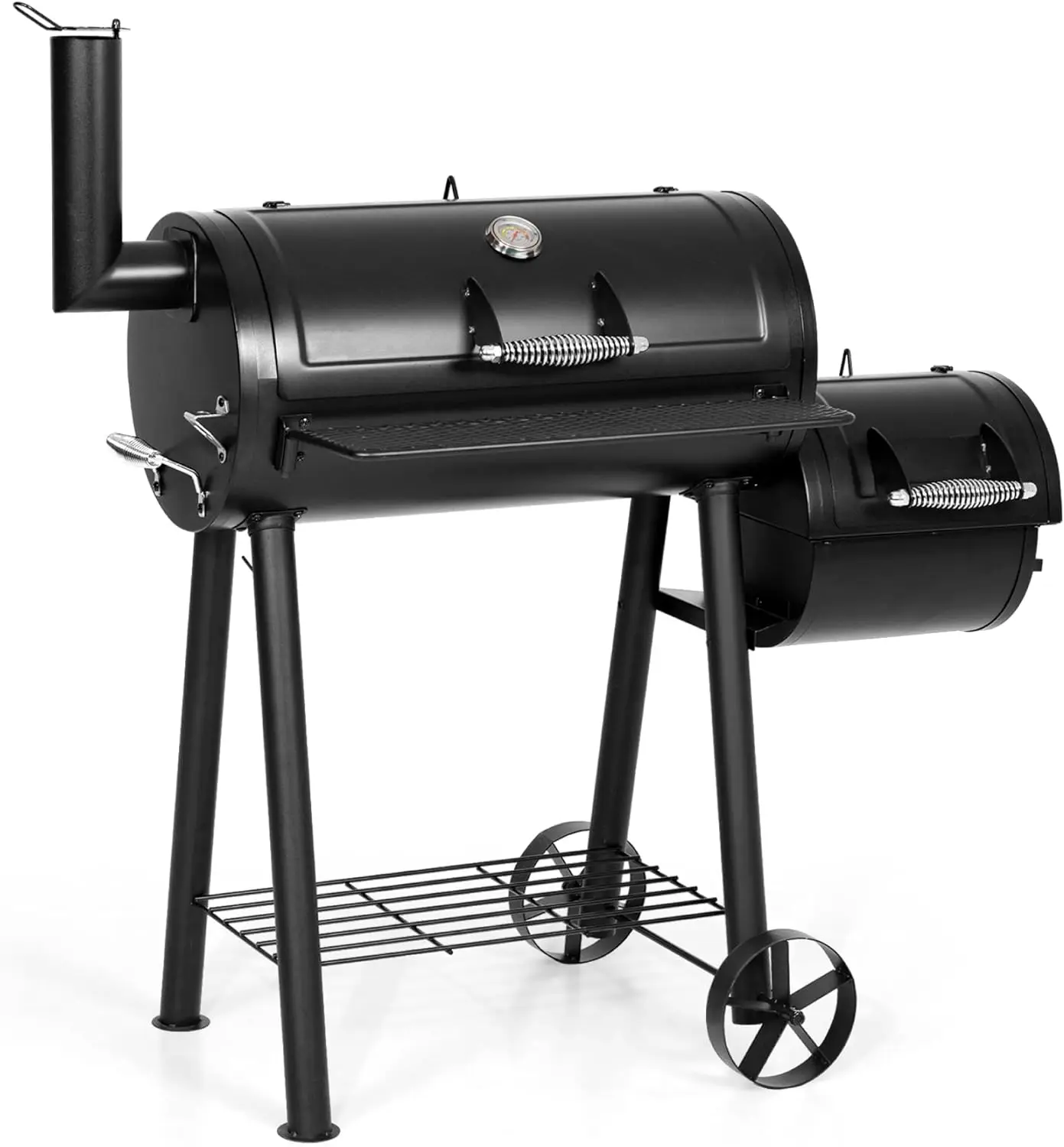Heavy Duty Charcoal Wood Offset Outdoor Smoker Grill Charcoal Grill with Smoker Combo for BBQ Grilling 512 SQ IN
Heavy Duty Charcoal Wood Offset Outdoor Smoker Grill Charcoal Grill with Smoker Combo for BBQ Grilling 512 SQ IN