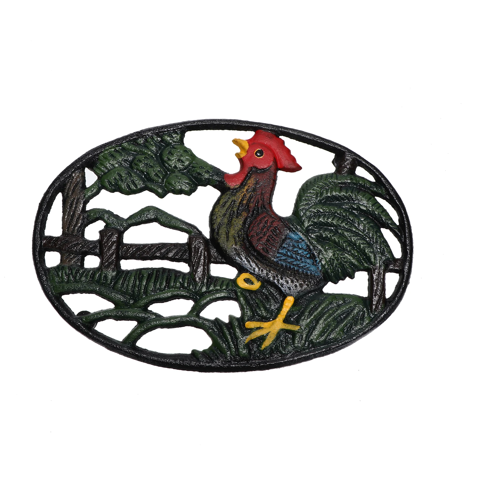 Rooster Heat Insulation Pad Thickened Pot Mat Creative Placemat Tableware Holder Home Kitchen Decor Iron Practical Heat
Rooster Heat Insulation Pad Thickened Pot Mat Creative Placemat Tableware Holder Home Kitchen Decor Iron Practical Heat