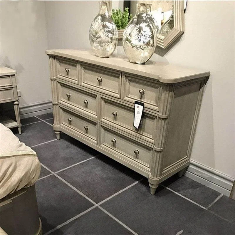 Bedroom solid wood chest modern high-end fashion storage chest of drawers
Bedroom solid wood chest modern high-end fashion storage chest of drawers