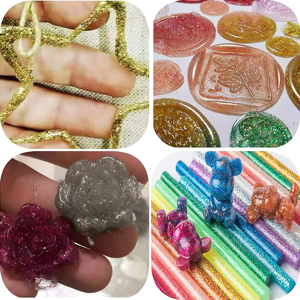 Glitter Hot Glue Rods 7x100mm 50 Piece Set for General Purpose Bonding in Workshops Schools and Home Craft Environments
Glitter Hot Glue Rods 7x100mm 50 Piece Set for General Purpose Bonding in Workshops Schools and Home Craft Environments