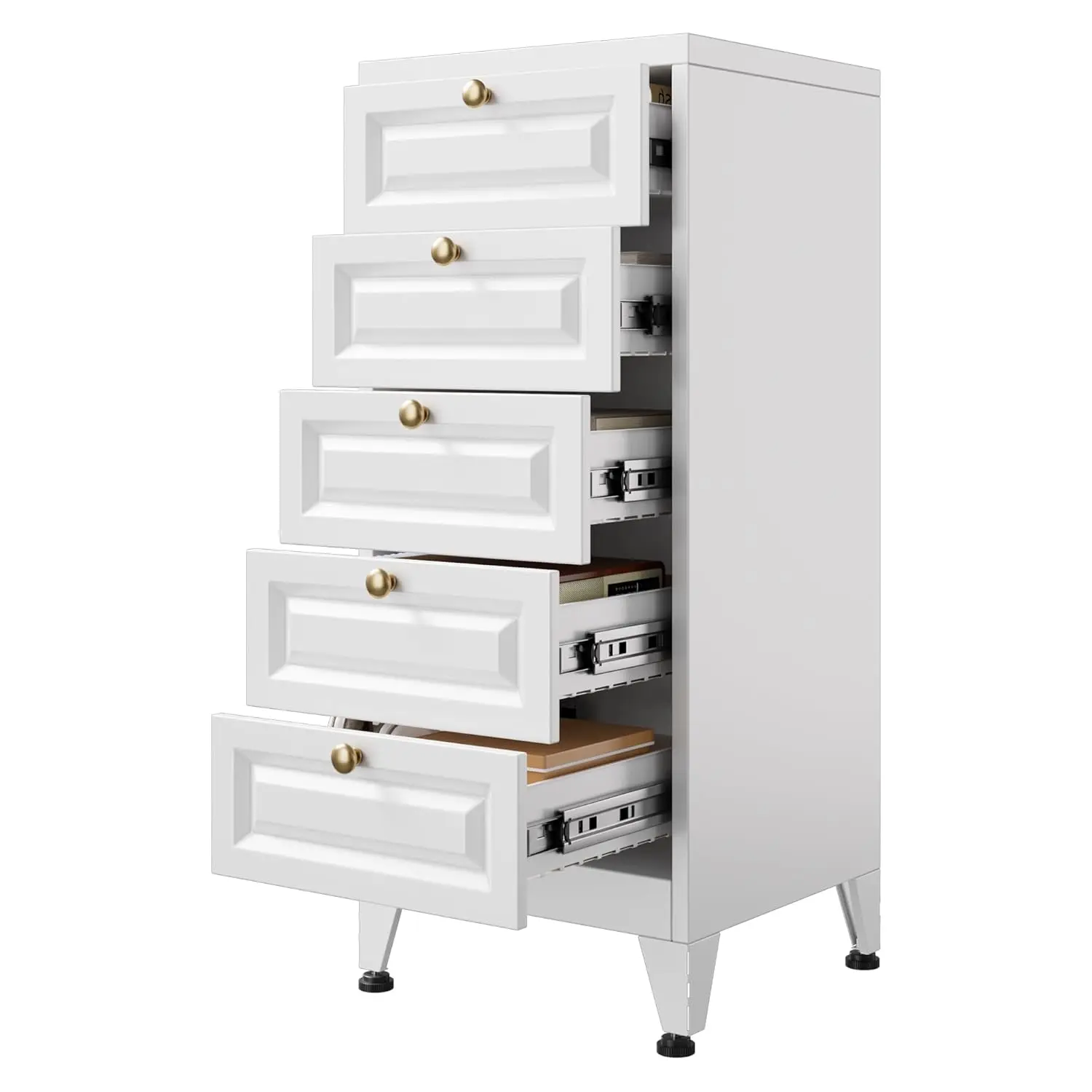 Metal Bathroom Storage Cabinet with 5 Drawers, Steel Narrow Cabinet Organizer, Freestanding Floor Storage for, Customized
Metal Bathroom Storage Cabinet with 5 Drawers, Steel Narrow Cabinet Organizer, Freestanding Floor Storage for, Customized
