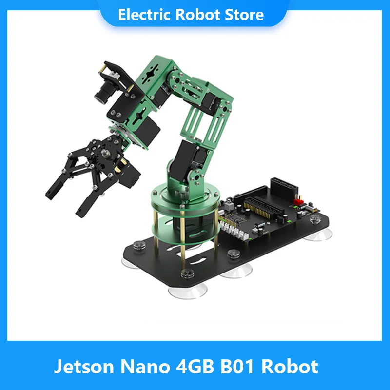 Робот-кронштейн Jetson Nano 4 Гб B01 содержит 6 сервоприводов и HD-камеру 2 в 1, совместим с Raspberry Pi Micro:bit
Робот-кронштейн Jetson Nano 4 Гб B01 содержит 6 сервоприводов и HD-камеру 2 в 1, совместим с Raspberry Pi Micro:bit