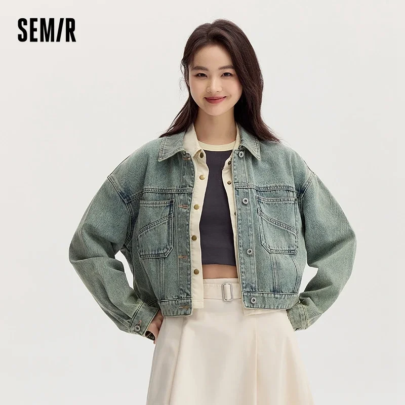 Semir Denim Jacket Women Loose Shoulder Vintage Cool Street 2024 Autumn New Cool and Stylish Work Style Jacket
Semir Denim Jacket Women Loose Shoulder Vintage Cool Street 2024 Autumn New Cool and Stylish Work Style Jacket