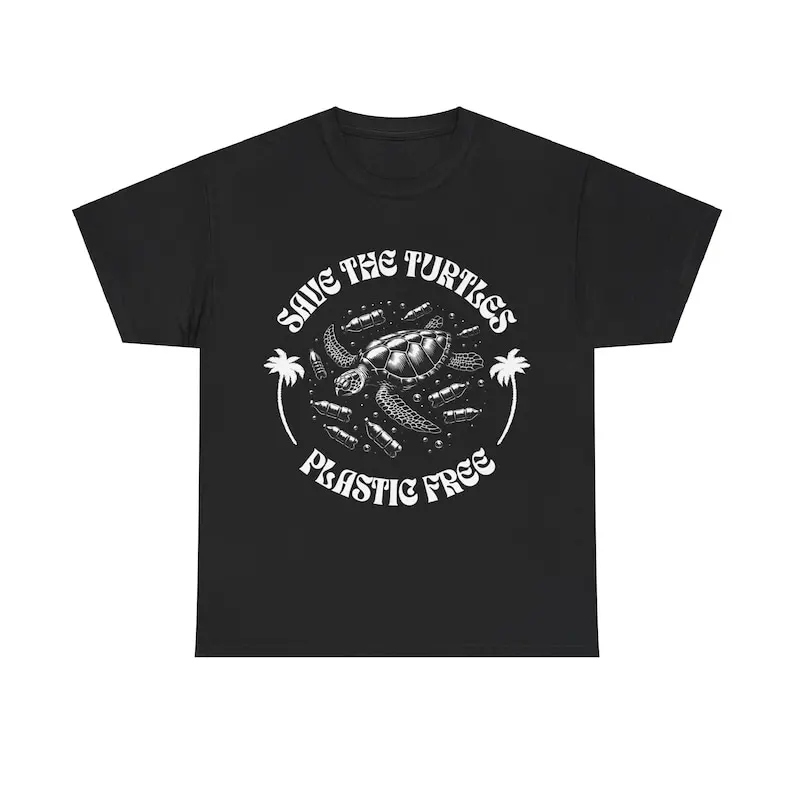 Save the Turtles Plastic-Free Shirt, Eco-Friendly Graphic Tee, Sustainable Turtles Shirt, surf shirt, summer shirts
Save the Turtles Plastic-Free Shirt, Eco-Friendly Graphic Tee, Sustainable Turtles Shirt, surf shirt, summer shirts
